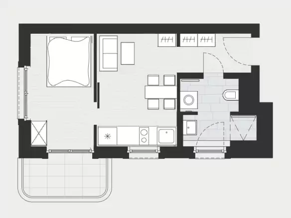 For investors : Brand-new apartment with balcony in the heart of Berlin