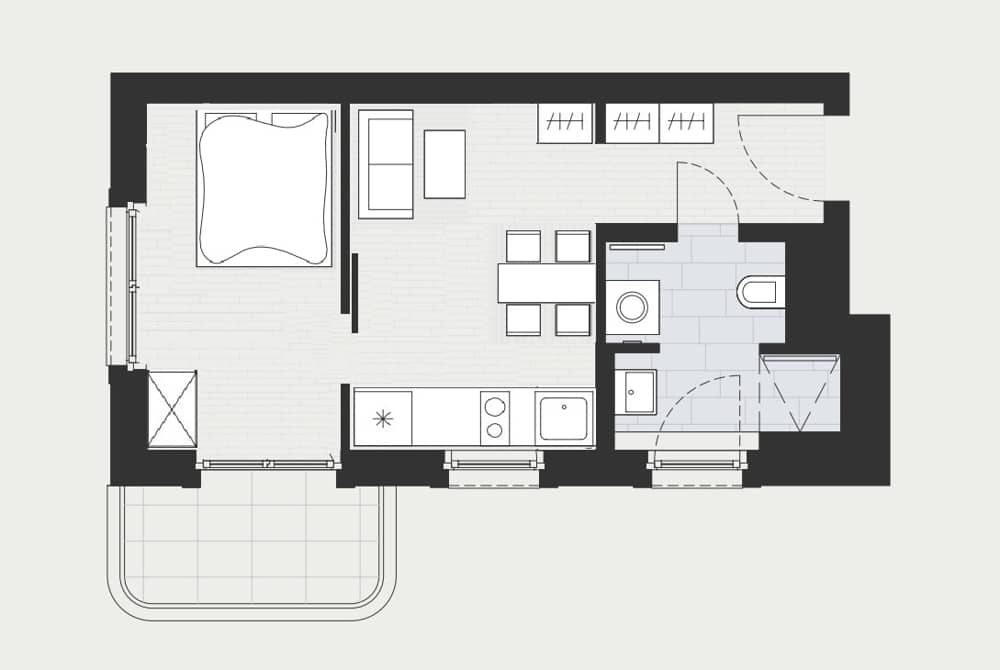 For investors : Brand-new apartment with balcony in the heart of Berlin