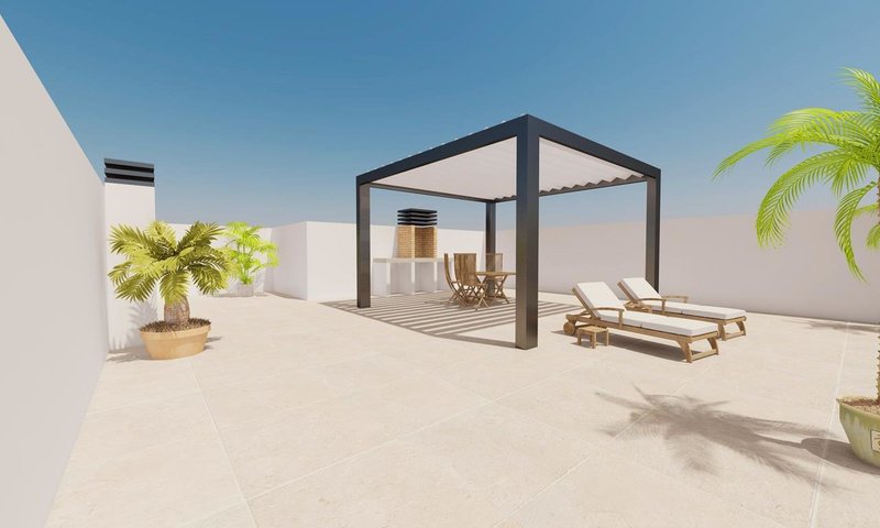 Brand New 2 Bed Villas in Pilar de la Horadada within Walking Distance to Amenities